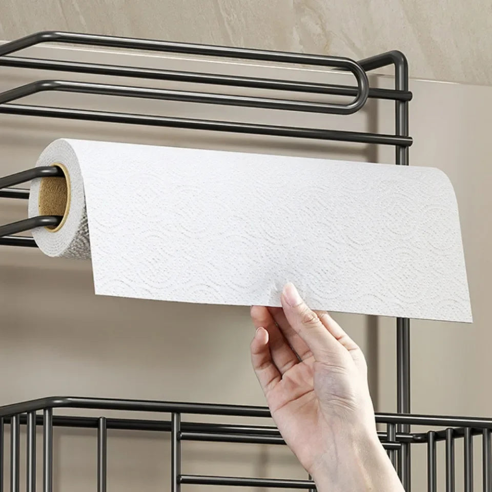 Magnetic Shelves For Fridge Side Kitchen Refrigerator Side Shelf Spice Storage Rack Space Saving Kitchen Fridge Shelf
