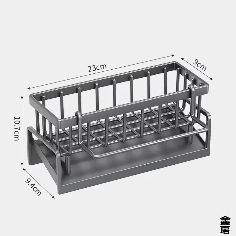 Kitchen Sink Storage Organizer with Drain System