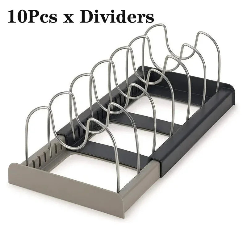 Expandable Dish Drying Rack – Adjustable Kitchen Organizer for Plates & Pots
