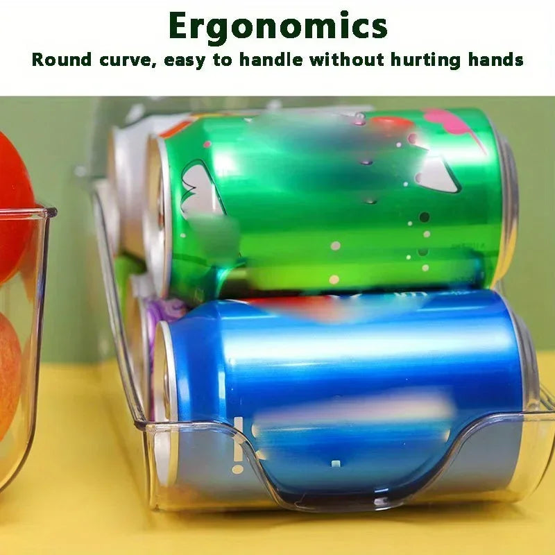 Fridge  Can Organizer  - Space Saving Rolling Dispenser