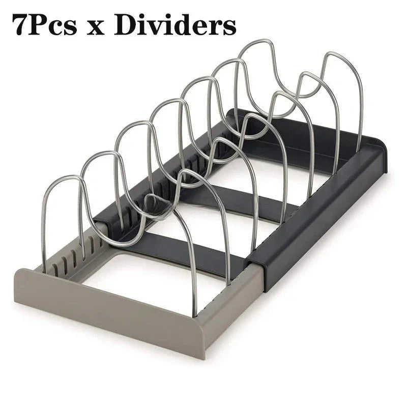 Expandable Dish Drying Rack – Adjustable Kitchen Organizer for Plates & Pots