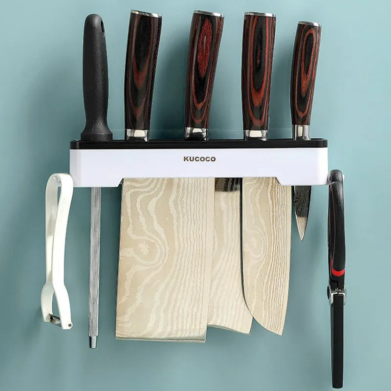 Wall Mounted Knife Holder – Space Saving Kitchen Organizer