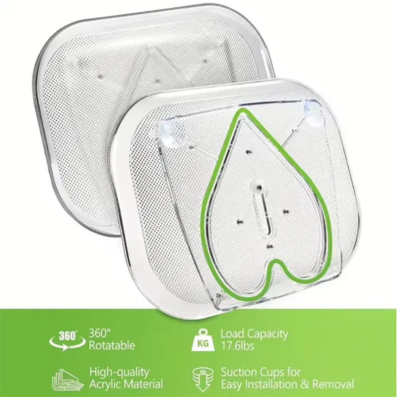 360 Rotating Fridge Organizer Tray- Space Saving Storage