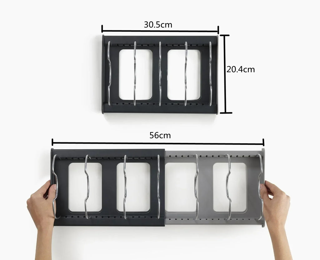 Expandable Dish Drying Rack – Adjustable Kitchen Organizer for Plates & Pots