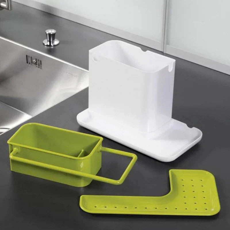Shelf Organizer Kitchen Sink Appliance Rack Water Filter Storage Dishwashing Cloth Rack Drip Sink Box Kitchen Tools