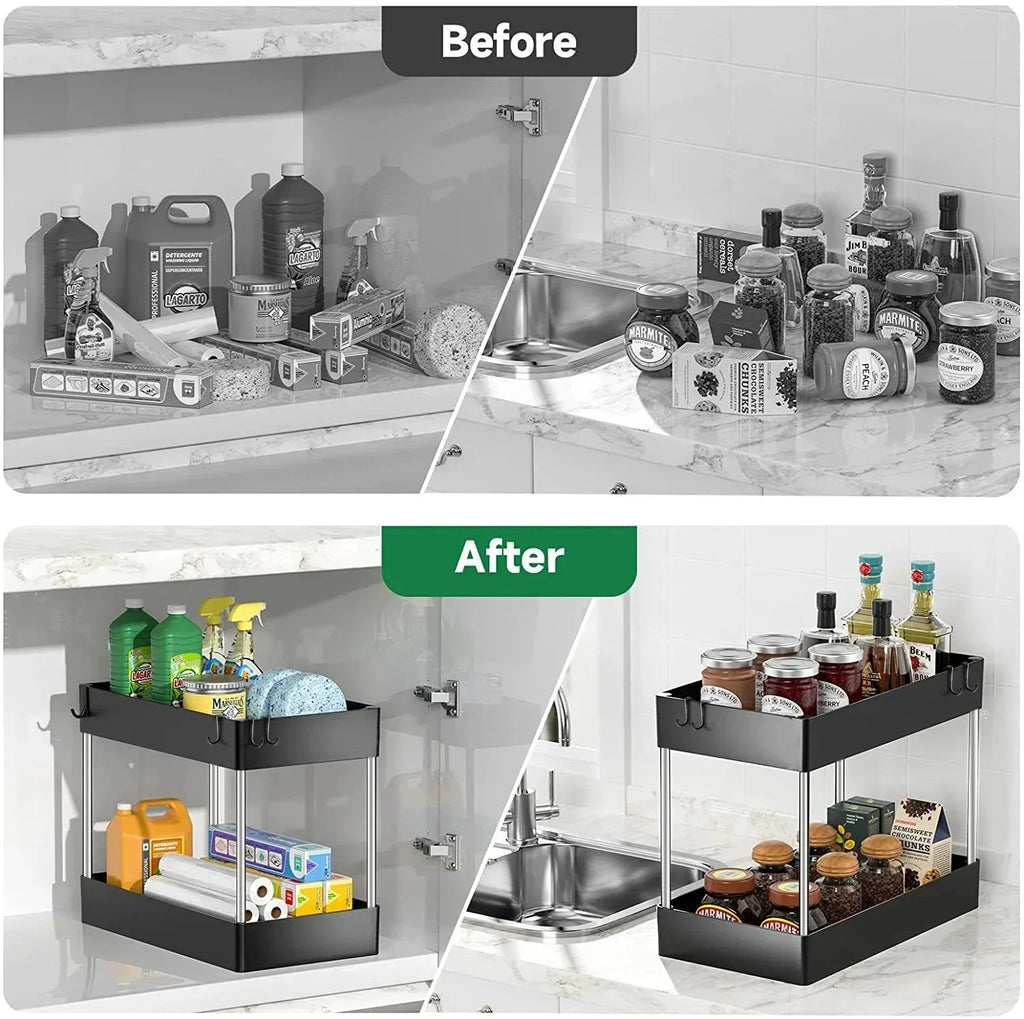Under Sink Storage Rack – 2 Tier
