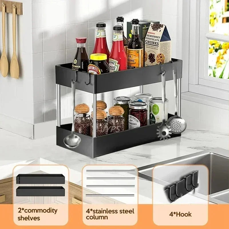 Under Sink Storage Rack – 2 Tier