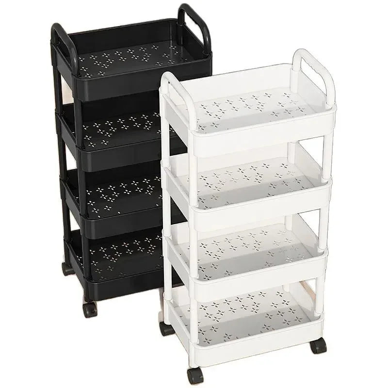 5-Tier Kitchen Storage Cart, Space Saving Organizer for Kitchen & Bathroom
