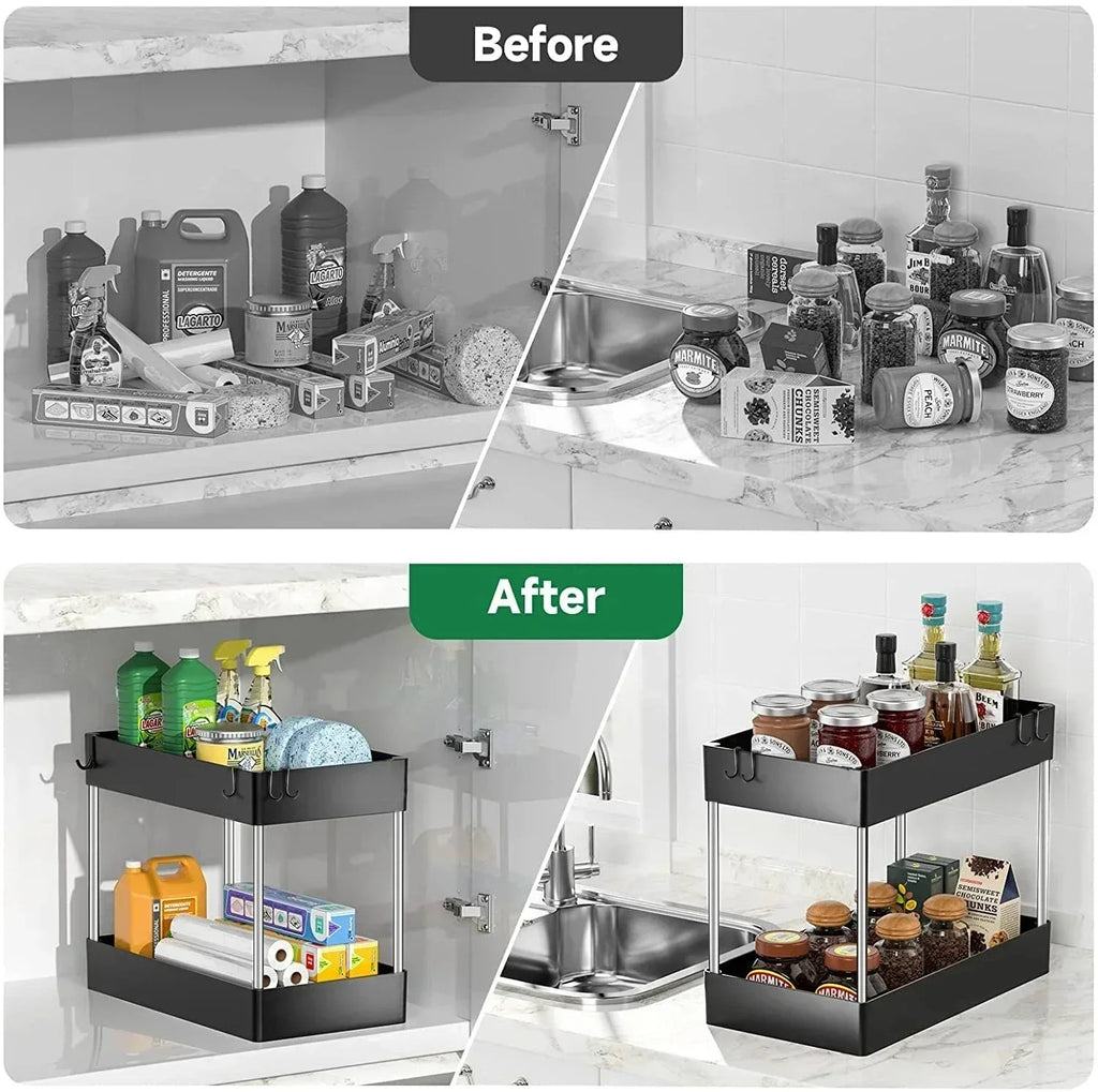 Under Sink Storage Rack – 2 Tier