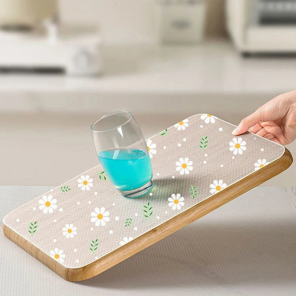 Daisy Flower Reusable Drawer Mat Kitchen