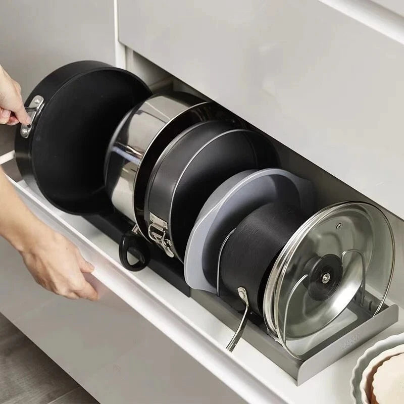Expandable Dish Drying Rack – Adjustable Kitchen Organizer for Plates & Pots
