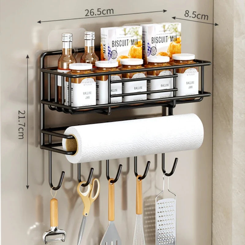 Magnetic Shelves For Fridge Side Kitchen Refrigerator Side Shelf Spice Storage Rack Space Saving Kitchen Fridge Shelf