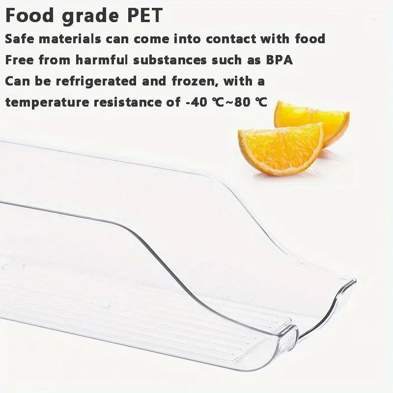 Fridge  Can Organizer  - Space Saving Rolling Dispenser