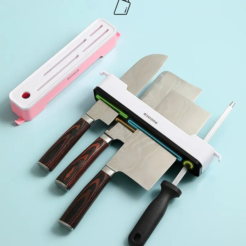 Wall Mounted Knife Holder – Space Saving Kitchen Organizer