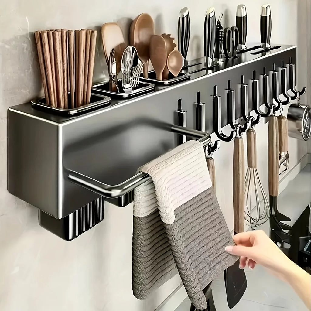Heavy Duty  Steel Wall Mounted Kitchen Organizer