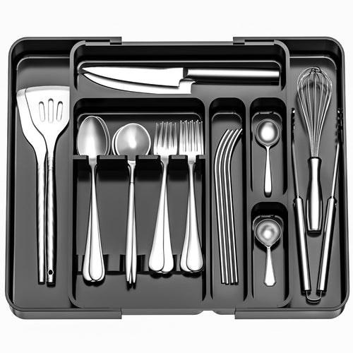Adjustable Drawer Organizer – Keep Your Kitchen Neat & Tidy